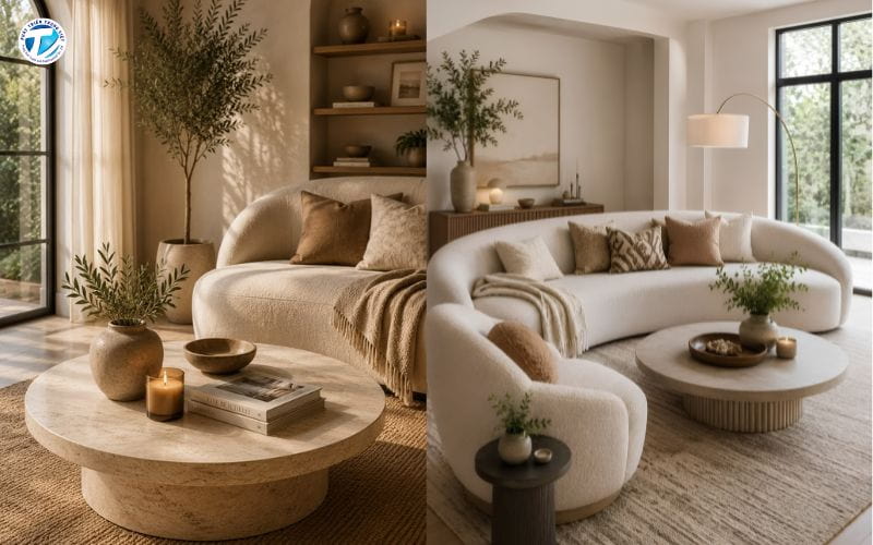 Tại sao bàn trà mặt đá lại được ưa chuộng trong nội thất phòng khách?